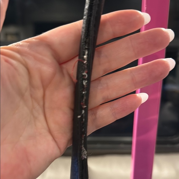 Black and White Fringe Leather Tote - Picture 10 of 15